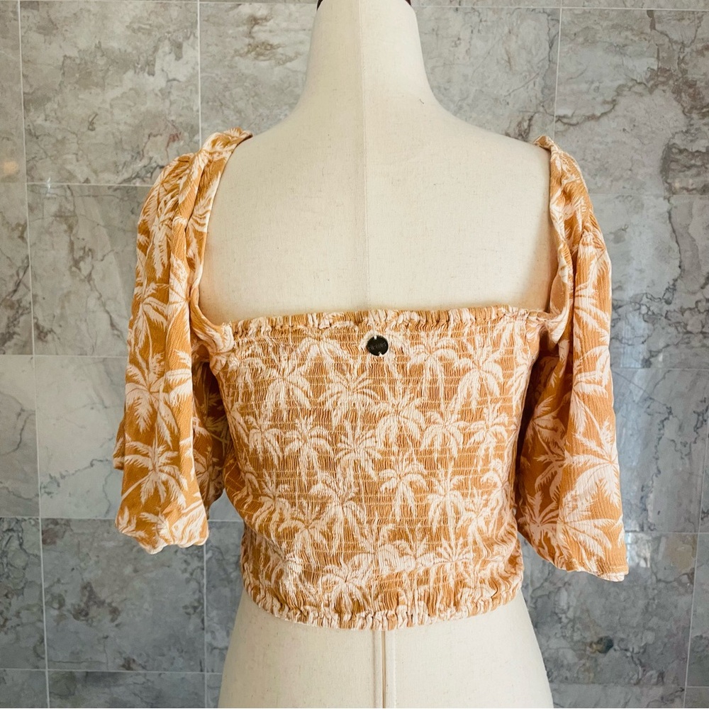 Rip Curl Surf Palms Flutter Sleeve Top - Picture 6 of 8